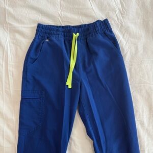 Figs Uman Jogger Scrub Pants in Blue
